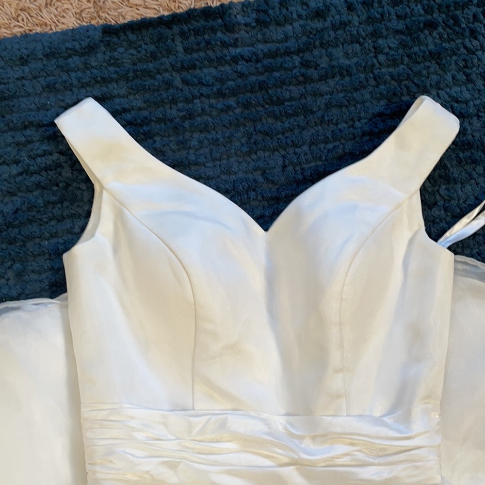 Retro ivory wedding dress, rockabilly, tea length